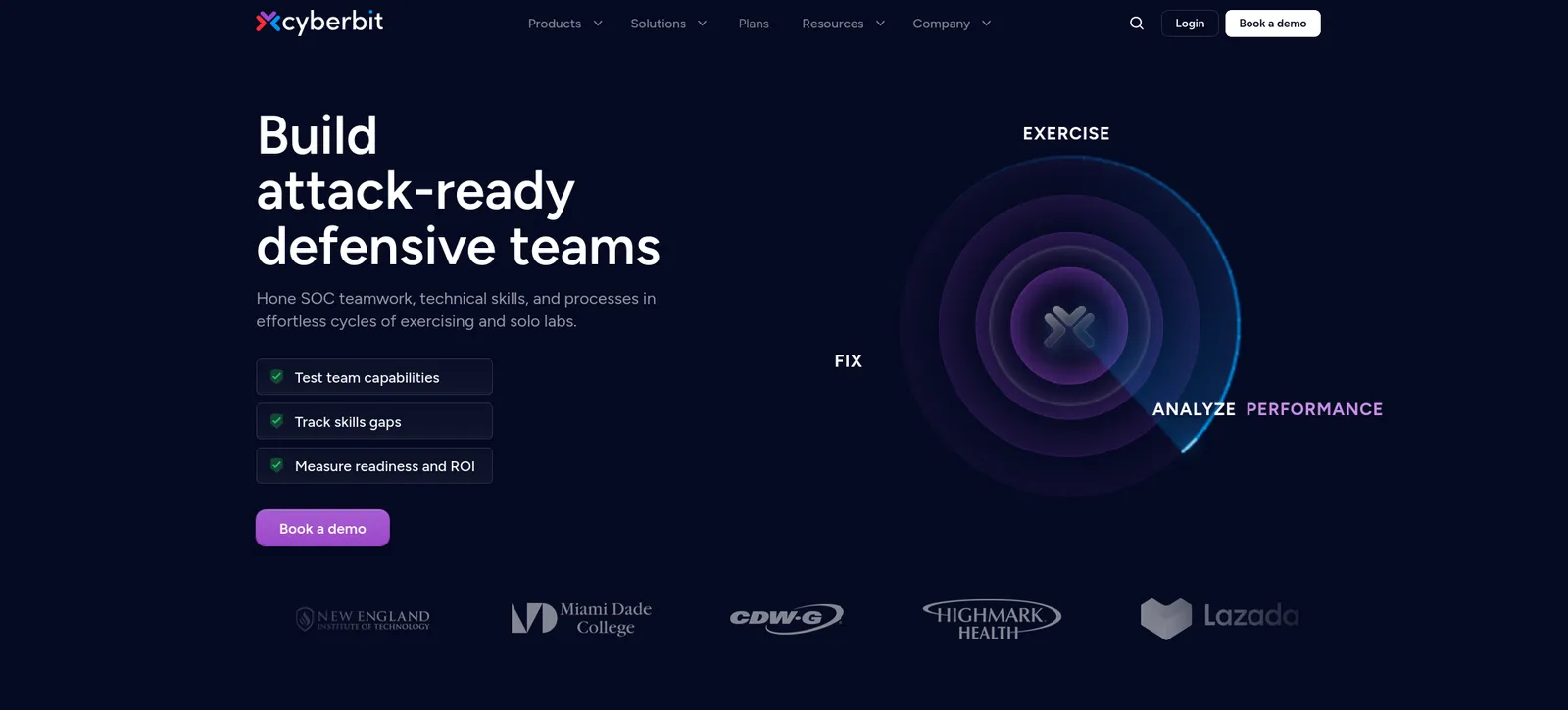 Cyberbit homepage