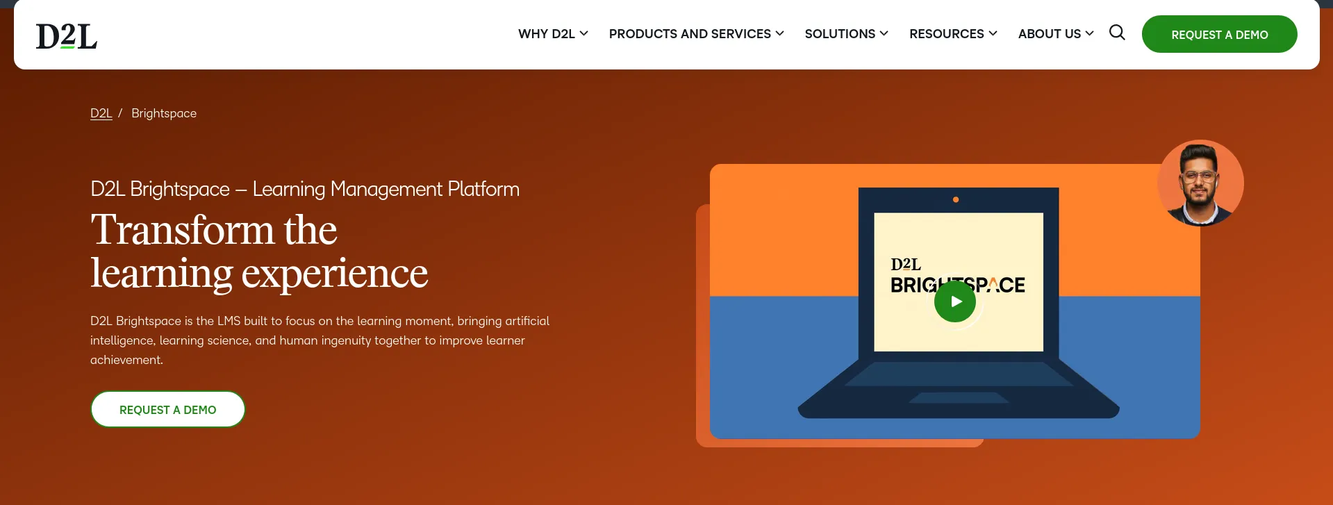 D2L homepage