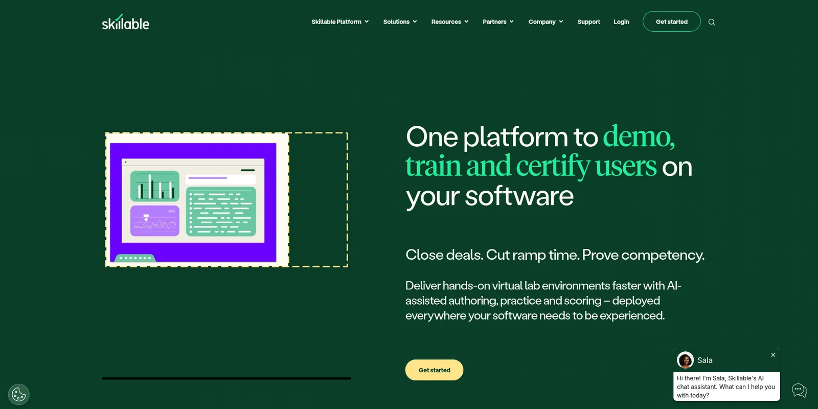 Skillable homepage