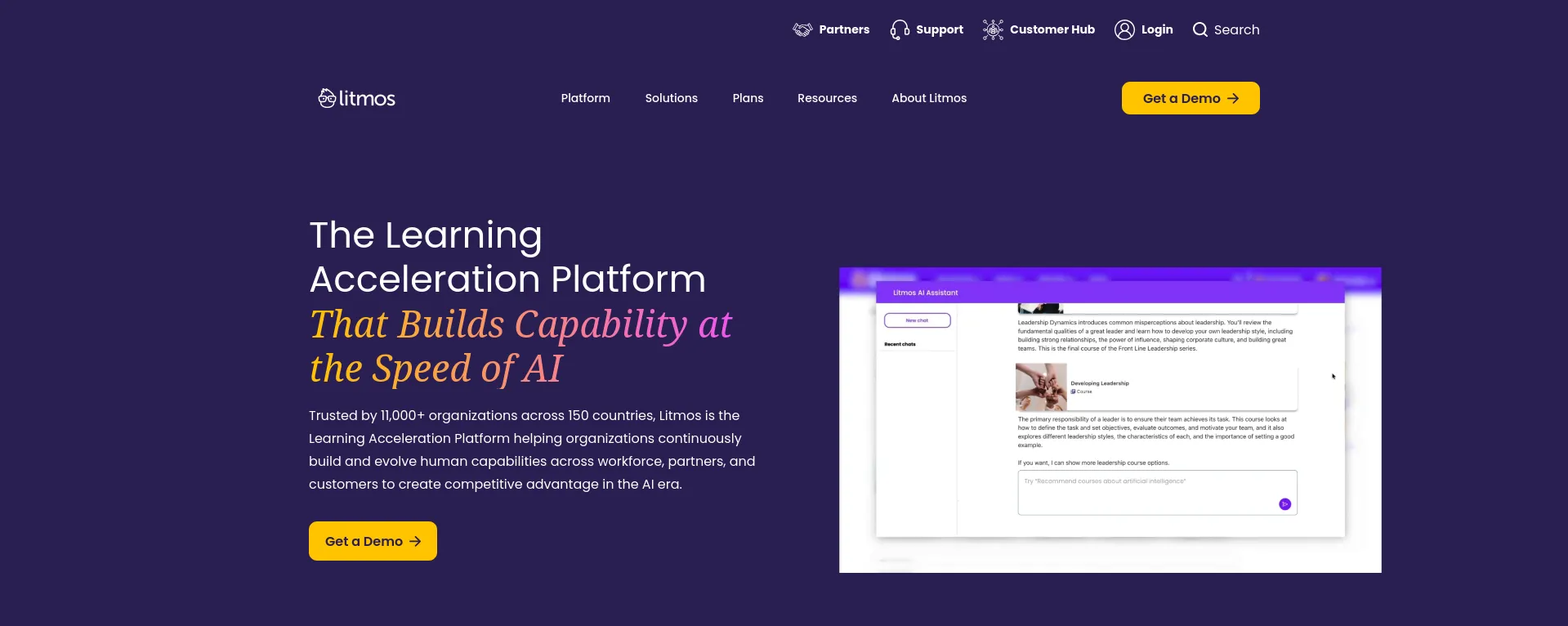 Litmos homepage